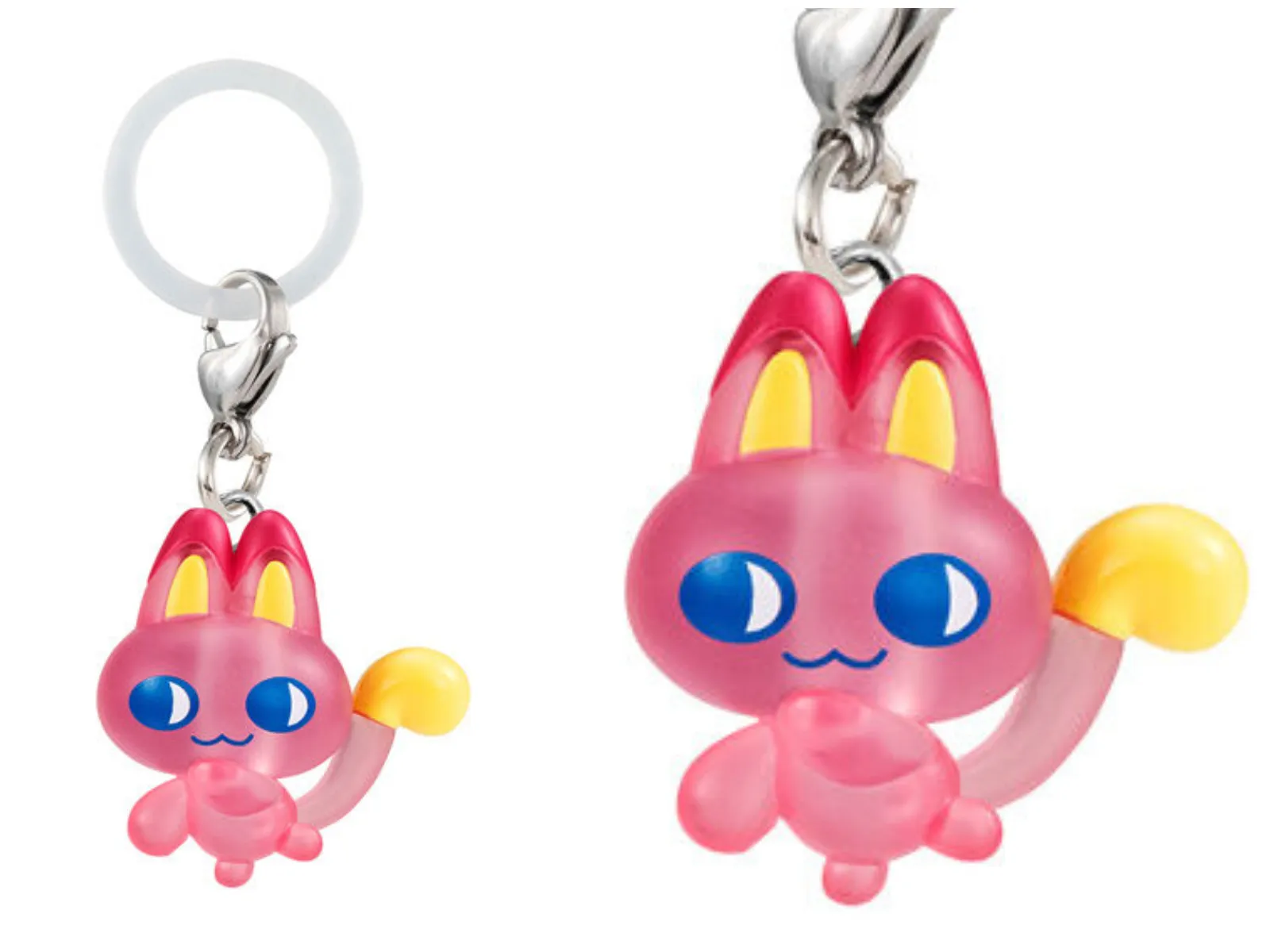 2026年7月 第4週発売 新作ガシャポンたまごっち めじるしアクセサリー Tamagotchi Paradise(たまごっちパラダイス:たまパラ)みゃおっちの全体像とアップ写真