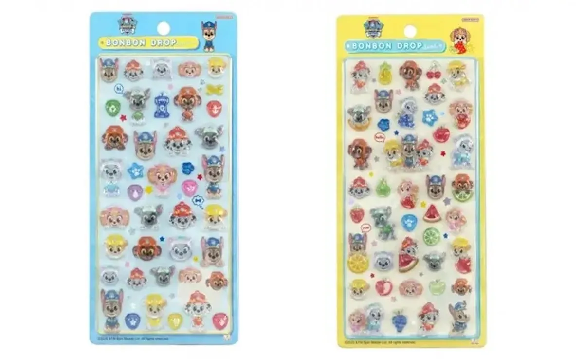 7月11日締切 キデイランドららぽーとEXPOCITY店 ボンボンドロップシール「パウパトロール」抽選販売の商品画像