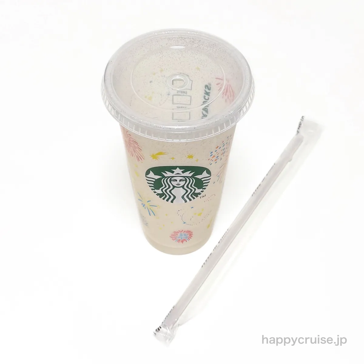 7月22日発売 スターバックス スタバの新作グッズ ベアリスタのストローキャップ付き♡色が変わるバナナ柄リユーザブルカップの商品画像