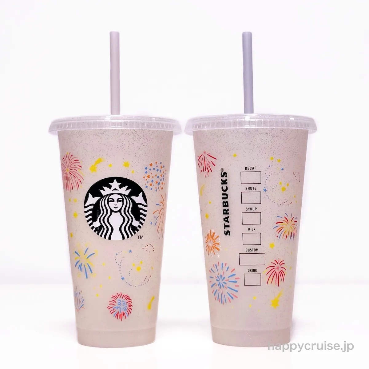 7月22日発売 スターバックス スタバの新作グッズ ベアリスタのストローキャップ付き♡色が変わるバナナ柄リユーザブルカップの商品画像