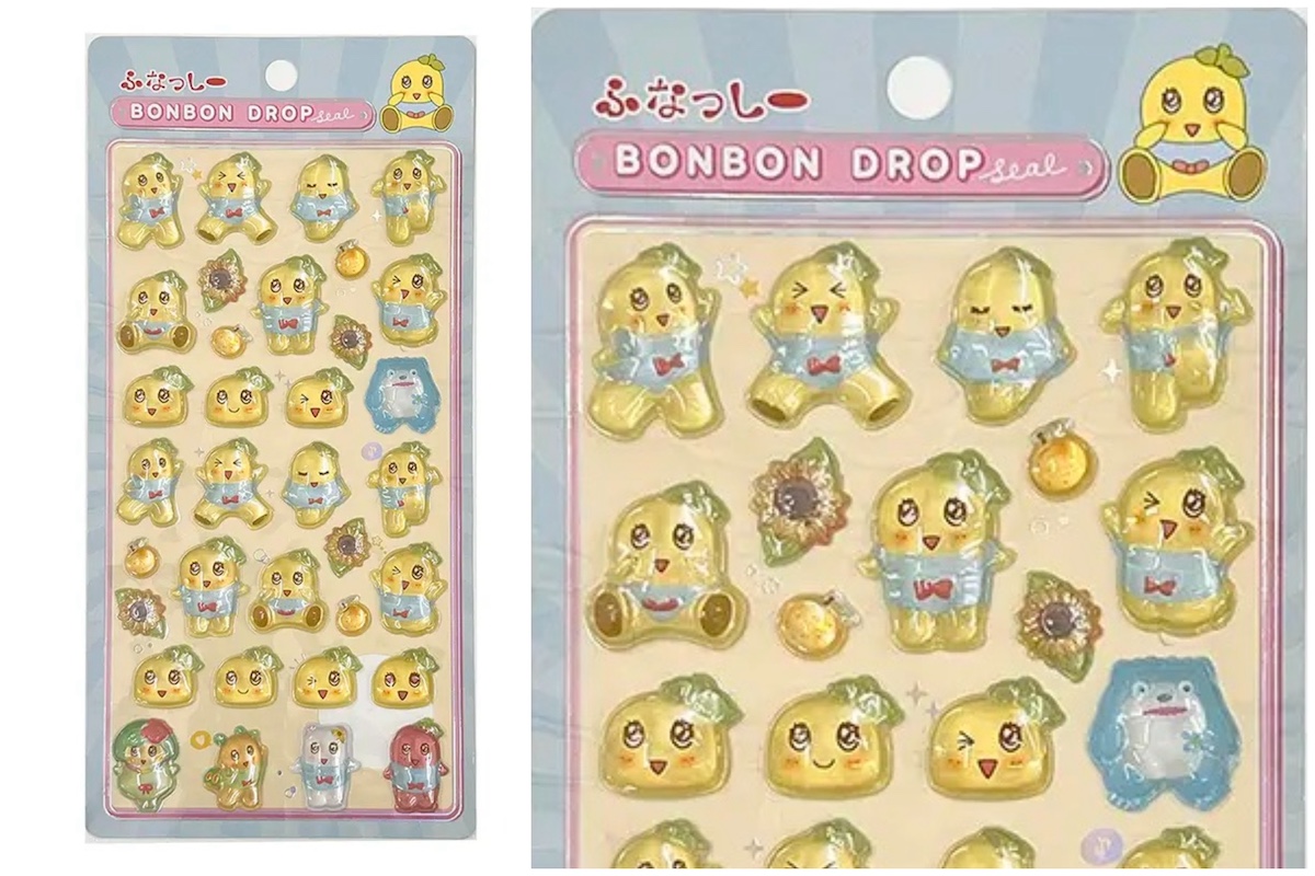 ボンボンドロップシール(ボンドロ)ふなっしーパッケージ外観&アップ写真 クーリア公式