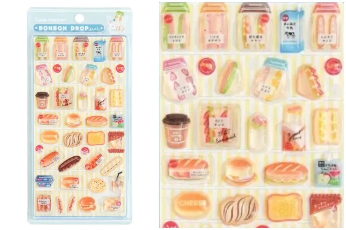 ボンボンドロップシール コンビニ商品シリーズ サンドイッチ&パン パッケージ外観&アップ写真 クーリア公式