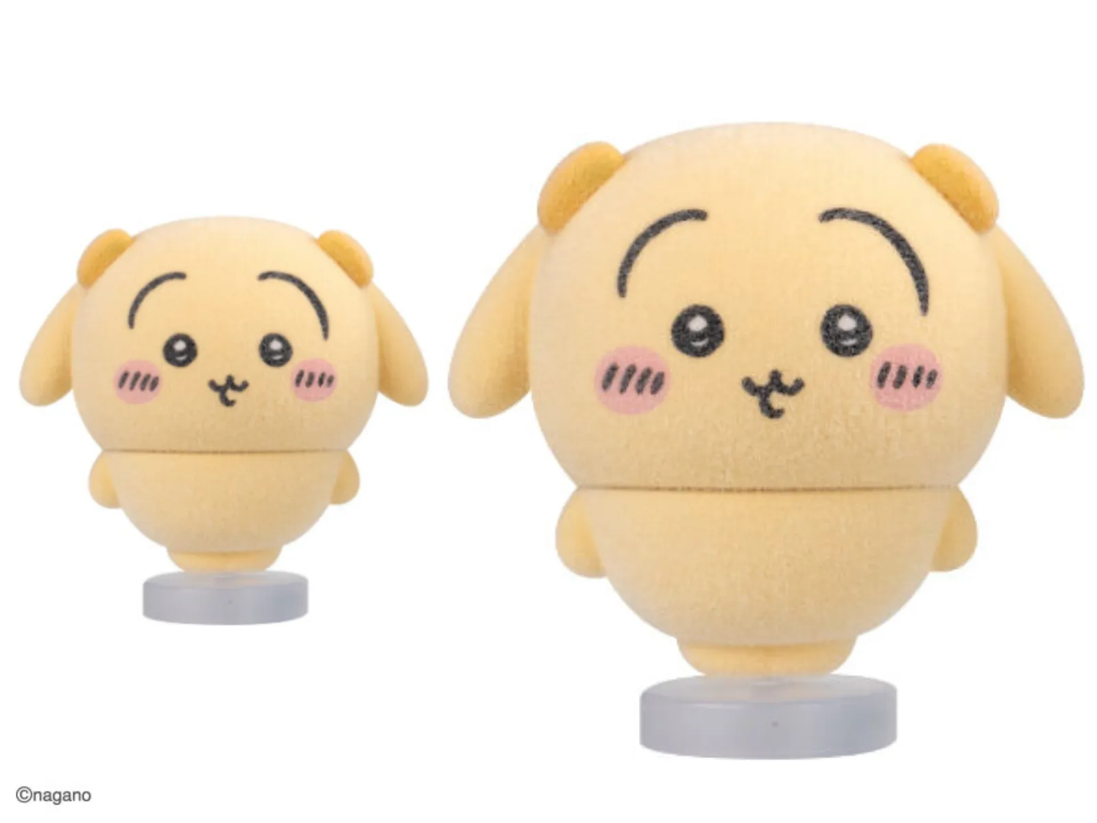 【うさぎデザイン】バンダイ ガシャポン ちいかわ ふわふわフロッキードール 全体像&アップ画像