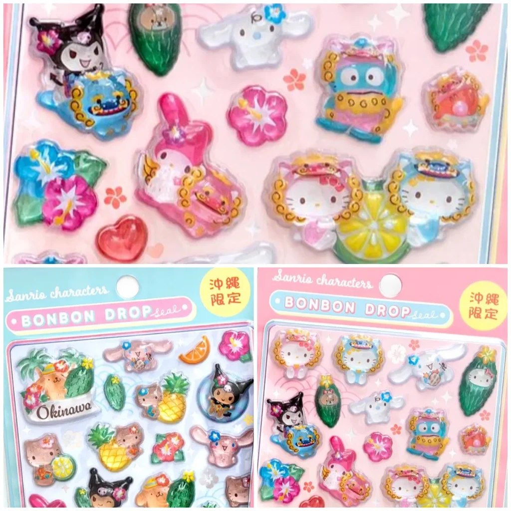 【ボンボンドロップシール】サンリオ沖縄限定「日焼け・シーサー」全2種が新登場！すでに売り切れ続出の大人気♡