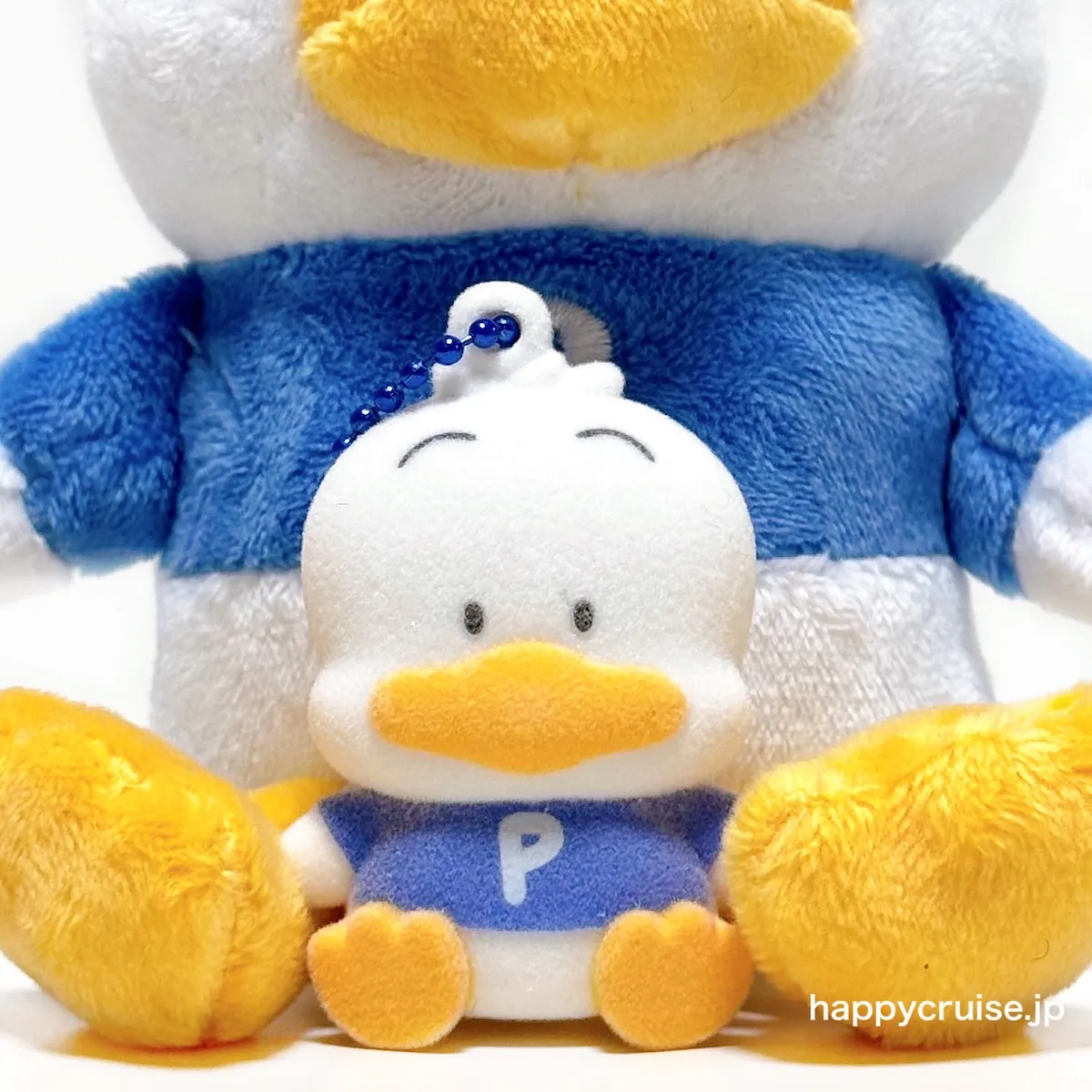 あひるのペックル「サンリオキャラクターズ ふわわフロッキーマスコット2 ~ハンサムブルー~」タカラトミー ガチャ(HAPPY CRUISE オリジナル画像)