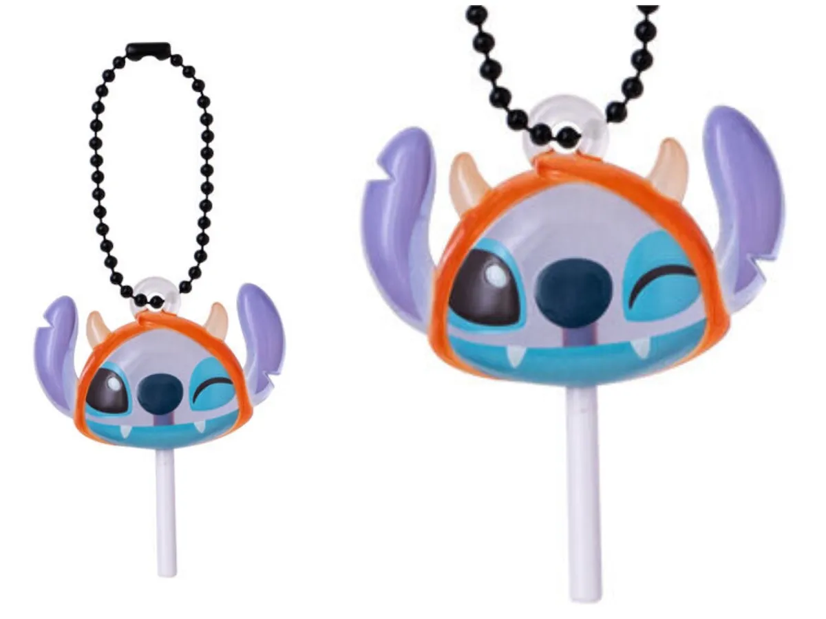 ディズニー スティッチ【バンダイ ガシャポン】“ディズニーキャラクター” カラフルキャンディチャーム2全体像&アップ写真