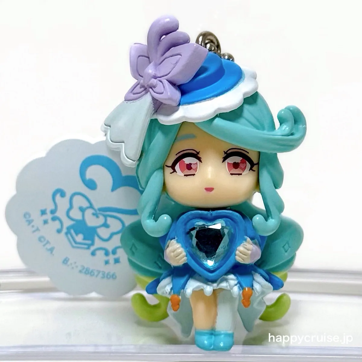 キュアエクレール「名探偵プリキュア! 名探偵スイング2」の商品外観全体像(バンダイ ガシャポン ガチャガチャ カプセルトイ)(HAPPY CRUISE オリジナル画像)