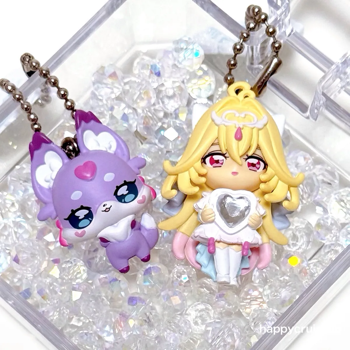 キュアアルカナ&マシュタン「名探偵プリキュア! 名探偵スイング2」の商品外観全体像の集合写真(バンダイ ガシャポン ガチャガチャ カプセルトイ)(HAPPY CRUISE オリジナル画像)