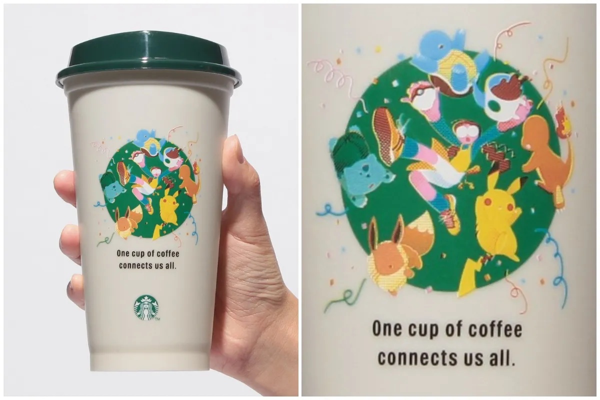 【ポケモン×スタバ】Pokémon + STARBUCKS リユーザブルカップ コーヒーコネクション 473ml ¥1,300【店舗・オンラインストア】