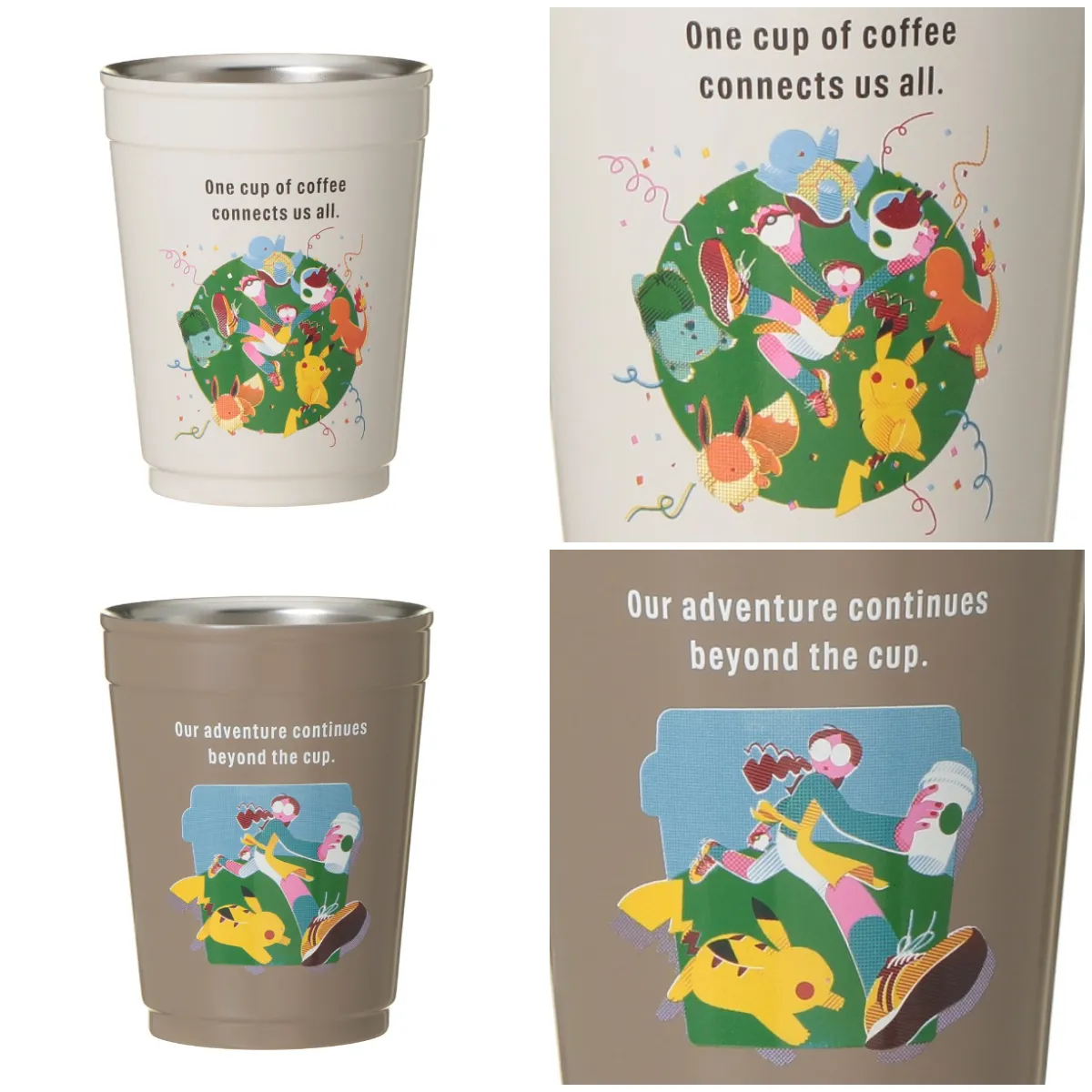 【ポケモン×スタバ】Pokémon + STARBUCKS 2WAY SSカップ/ホルダー 各¥4,000【オンラインストア】