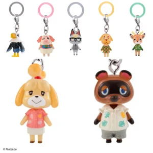 可愛すぎて争奪戦♡【ガシャポン新作】「どうぶつの森 めじるしアクセサリー」しずえさんやたぬきちなど全7種が大集合♪［10月第5週発売］