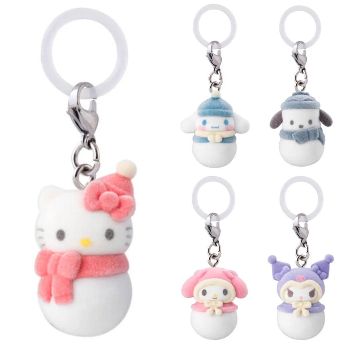 天才的にかわいい♡【サンリオ ガシャポン新作】「雪だるま ふわふわめじるしアクセサリー」全5種が登場♡見つけたら即確保っ！［11月発売］