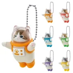 にゃんとも可愛い♡【モフサンド ガシャポン新作】ヘルメットがパカっと開く！「宇宙飛行士にゃん」全6種は見つけたら即確保♪［11月発売］
