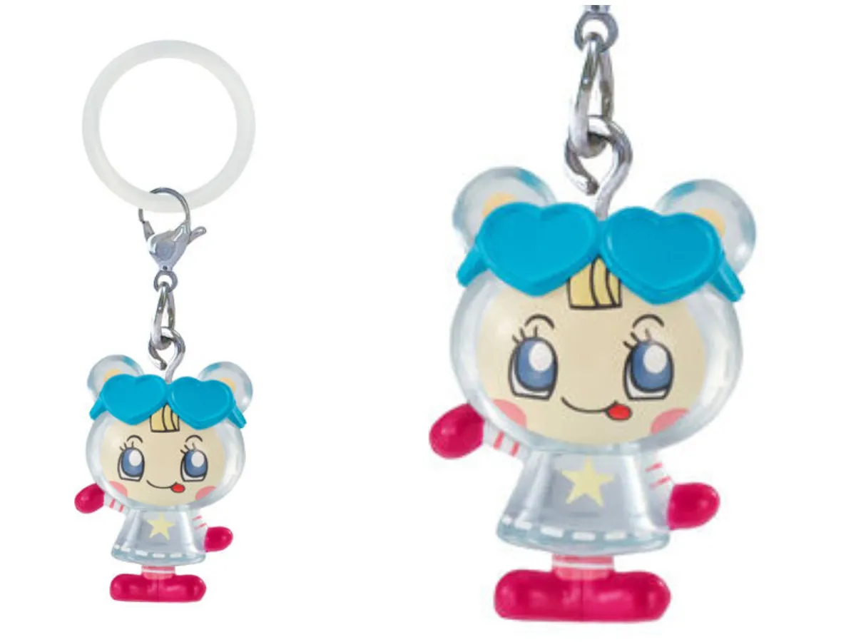 【ブルーベリエちゃん】バンダイ ガシャポン ナルミヤキャラクターズ めじるしアクセサリー2 全体像&アップ画像