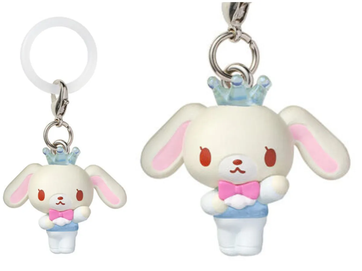 【しろうさ(シュガーバニーズ)】バンダイ ガシャポン サンリオキャラクターズ バレリーナめじるしアクセサリー 全体像&アップ画像