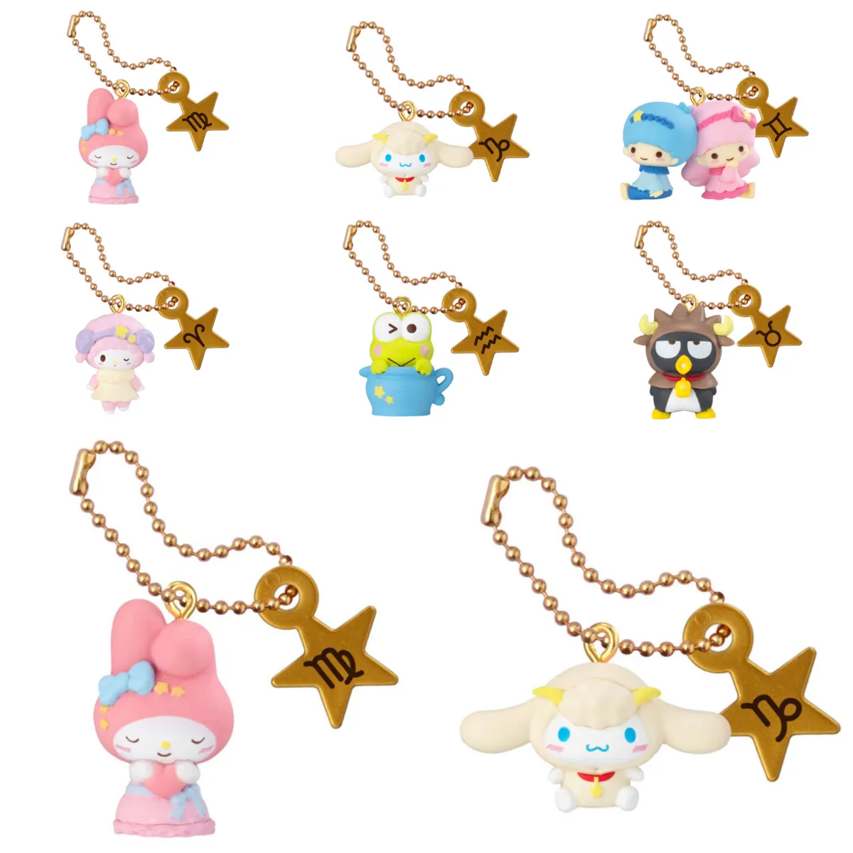 自分の？推しの？どっちの星座を狙う？♡サンリオ新作ガチャ『星座スイングマスコットPART2』全6種が登場♪シナモロール・マイメロなど♡［11月発売］