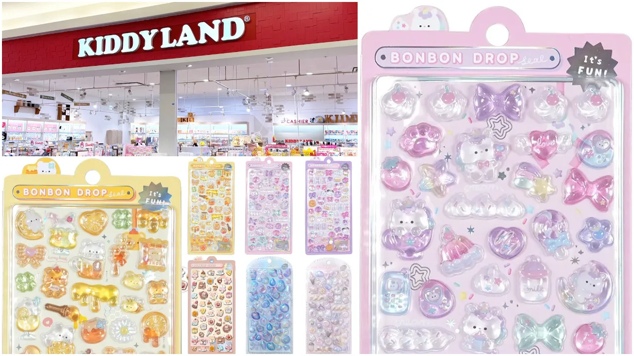 10月4日締切 キディランド浦和美園店 ボンボンドロップシールはちみつボンボン・ゆにこんボンボン含む6種類の抽選販売の告知画像