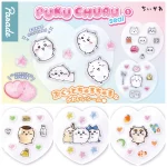 新作ガチャ【ちいかわ】ハート型カプセル入り！ぷくちゅるシール全5種が可愛すぎ♡ちいかわ・ハチワレ・MIXも♪［10月上旬発売］